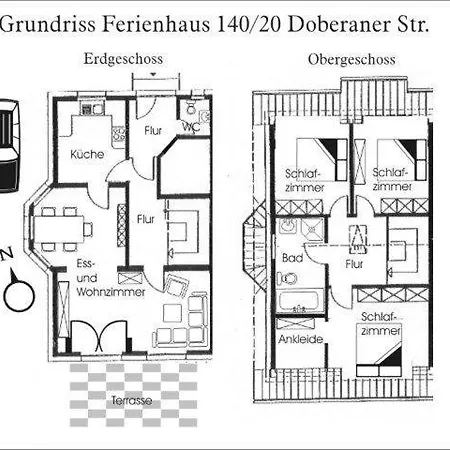 Ferienhaus An Der Doberaner Strasse - Strandnah 펜션